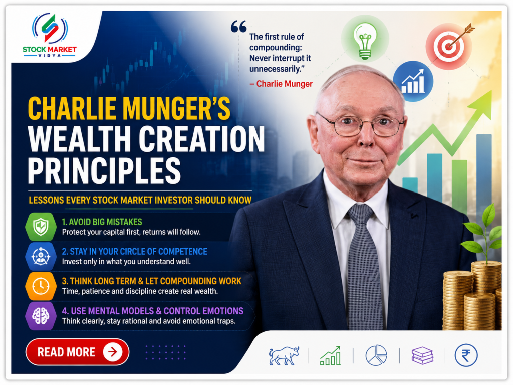 Charlie Munger’s Wealth Creation Principles: Lessons Every Stock Market Investor Should Know