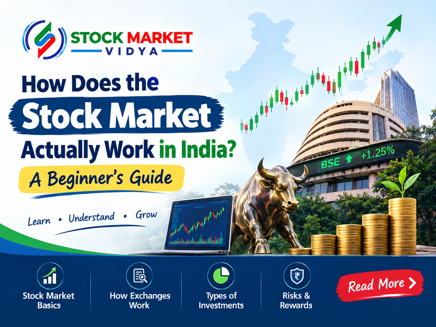 How Does the Stock Market Actually Work in India? A Beginner’s Guide. Learn Stock Market in Nagpur